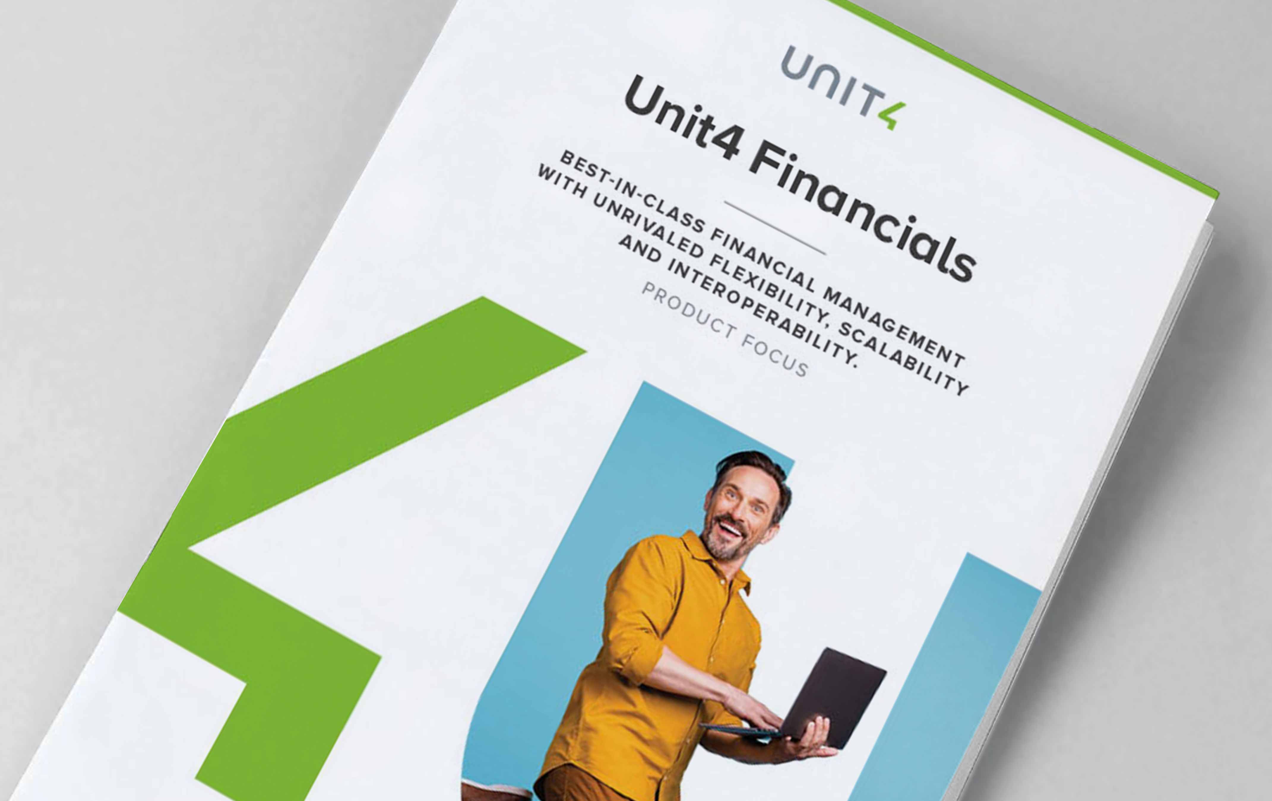 Cover of Unit4 Financials brochure